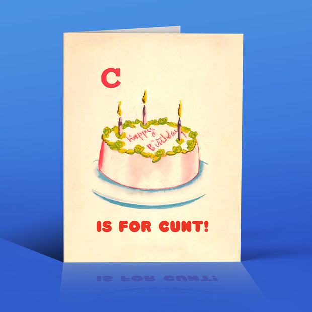 BIRTHDAY CAKE C is FOR C*! Style No.NW03