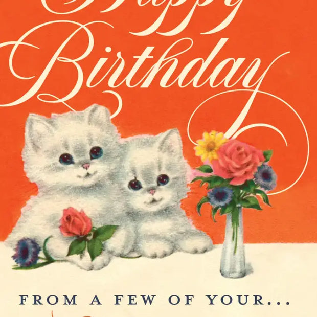 LITTLE SHITS! kittens birthday card