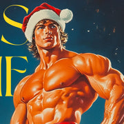 TIS THE SEASON HOT GUY christmas card