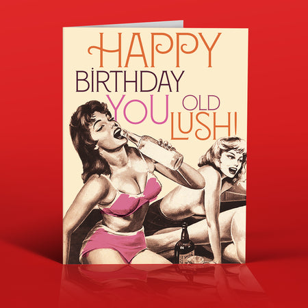 LUSH birthday card