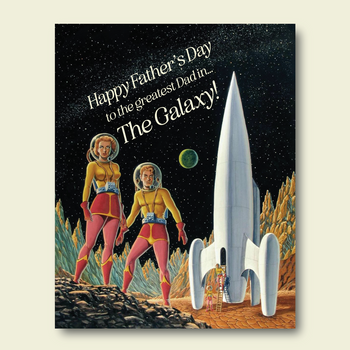 GALAXY DAD father's day card