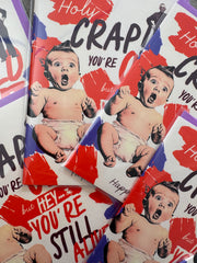 HOLY CRAP! birthday card