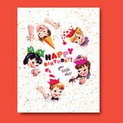 LITTLE SHIT! pink birthday