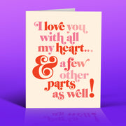 YOUR PARTS love card