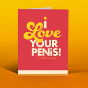 LOVE PENIS  love card