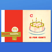 BIRTHDAY CAKE C is FOR C*! Style No.NW03