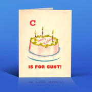 BIRTHDAY CAKE C is FOR C*! Style No.NW03