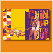 CHIN UP GIRLS! birthday card