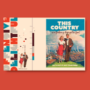 THIS COUNTRY couple, love, political greeting card