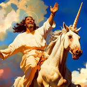 HEY BITCH! jesus unicorn