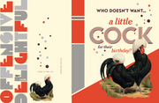 A LITTLE COCK BIRTHDAY birthday card