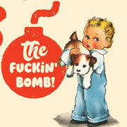 MOM is BOMB! mother's day greeting card