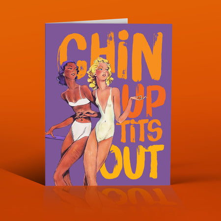 CHIN UP GIRLS girls card