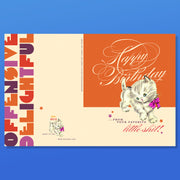 LITTLE SHITS! kittens birthday card