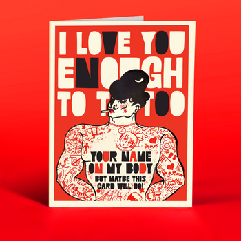 TATTOO YOU! love card