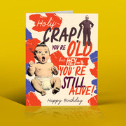 HOLY CRAP! birthday card