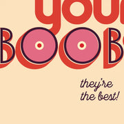 I LOVE YOUR BOOBS love card