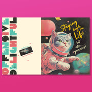 SPACECAT GUMMIES greeting card