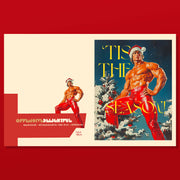 TIS THE SEASON HOT GUY christmas card