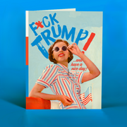 FUCK TRUMP greeting card